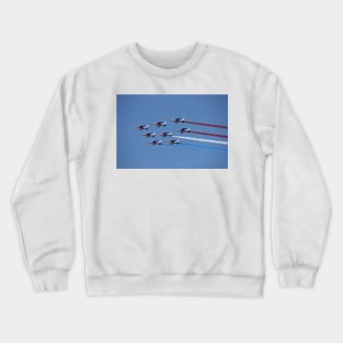 Patrouille de France over Yorktown, Virginia Crewneck Sweatshirt